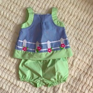 NWT Florence Eiseman Baby Two Piece Set Size 6M